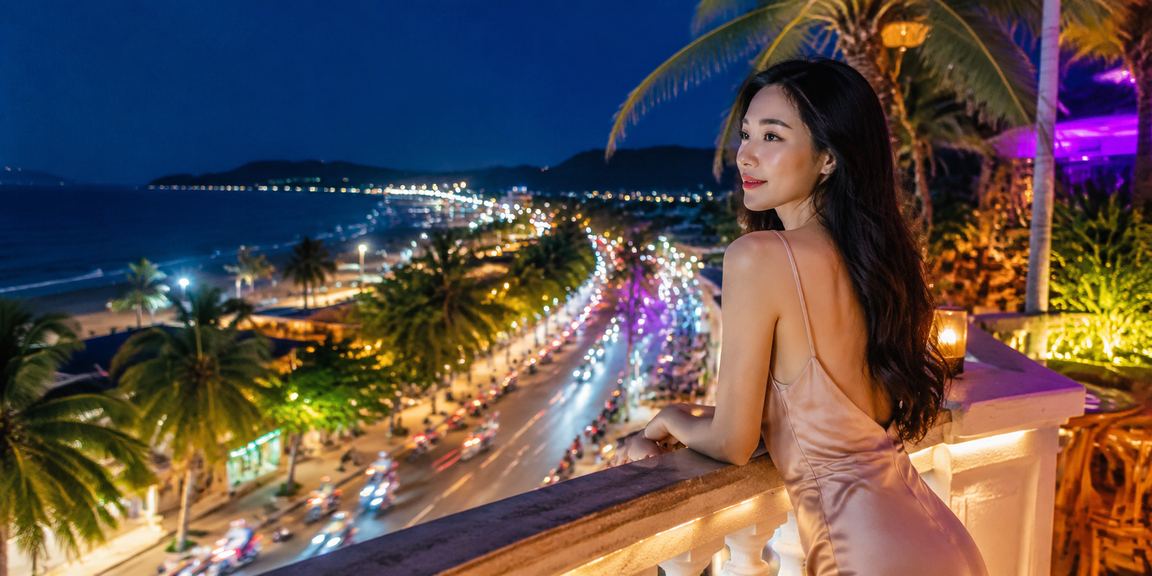 Ứng dụng casino neon sáng rực trên điện thoại tại đảo Phú Quốc
