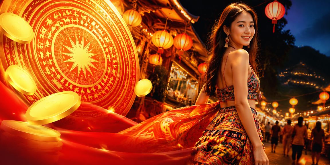 Cảnh toàn cảnh sòng bài casino tại Việt Nam với đèn chiếu sáng rực rỡ